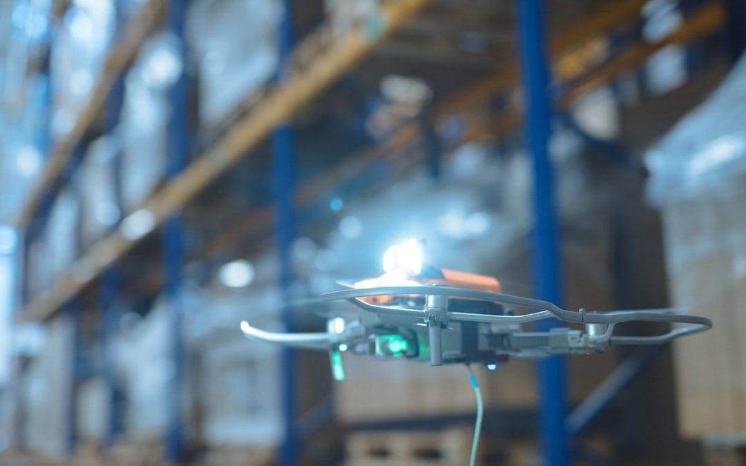 Maximising productivity from the application of drones in warehouses